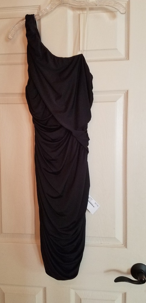 Black cocktail dress